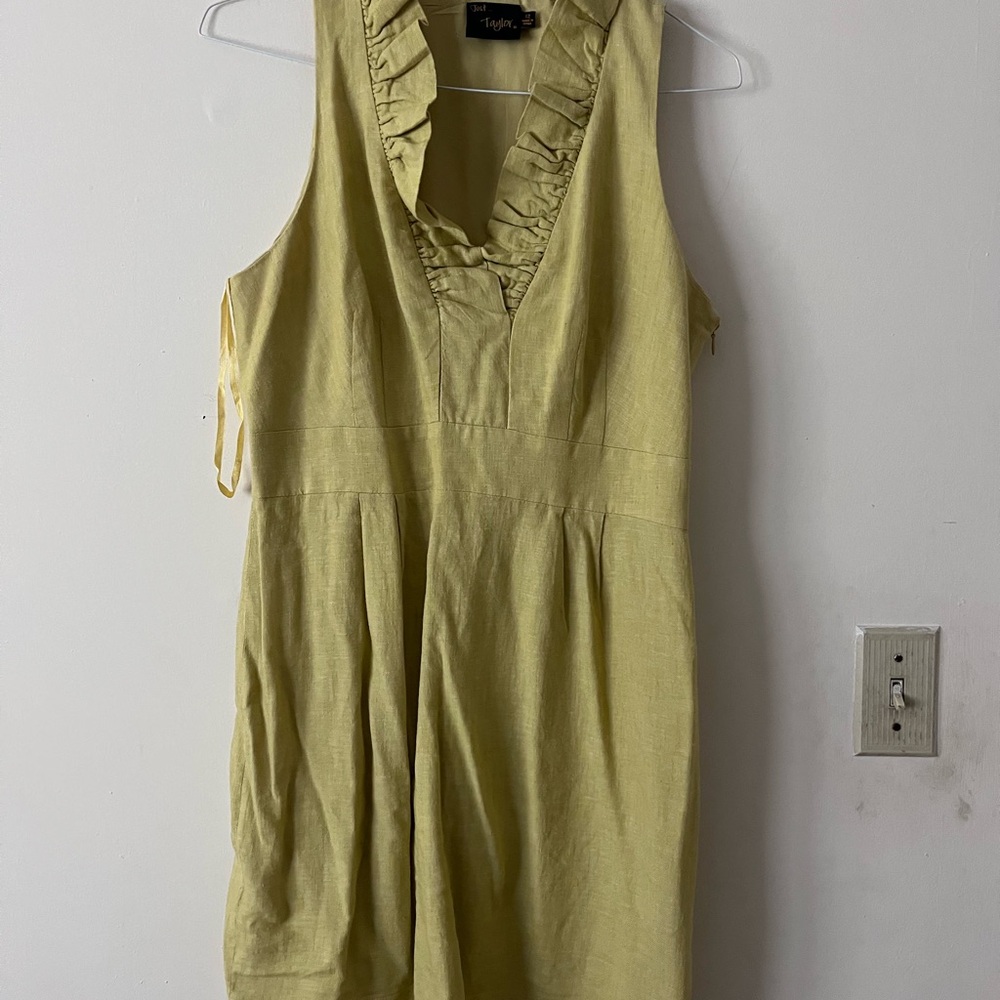 Yellow Ruffled Dress